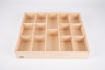 WOODEN SORTING TRAY - 14 WAY