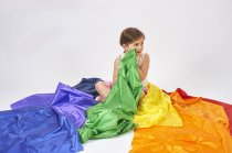 RAINBOW HABUTAE FABRIC