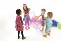 RAINBOW ORGANZA FABRIC