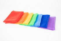 RAINBOW ORGANZA FABRIC