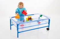 CLEAR WATER TRAY AND STAND 40CM