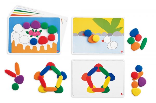 JUNIOR RAINBOW PEBBLE ACTIVITY SET