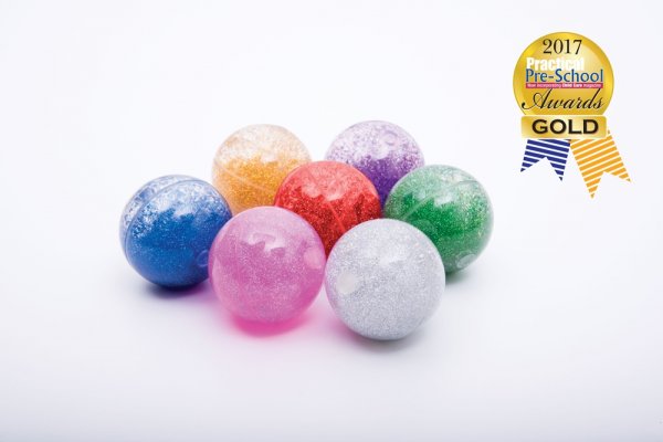 SENSORY RAINBOW GLITTER BALLS