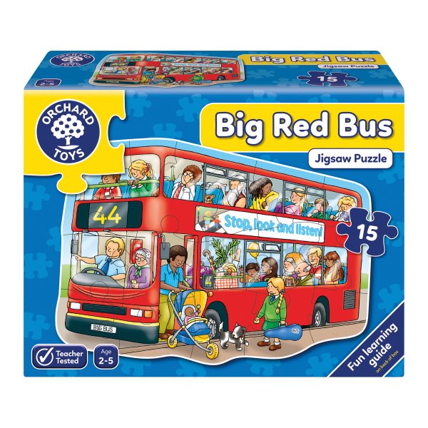 BIG RED BUS JIGSAW