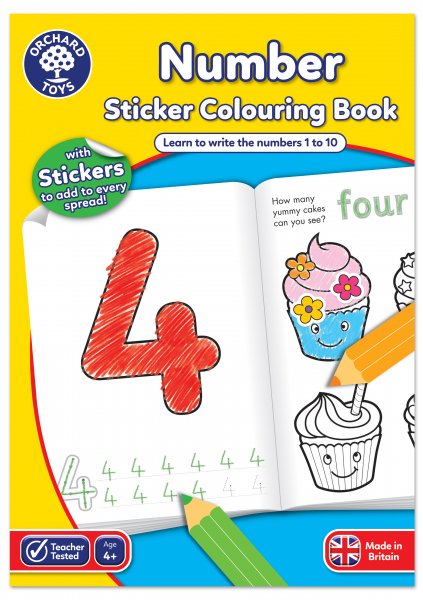 NUMBER COLOURING BOOK