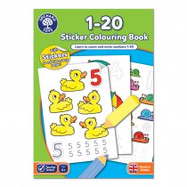 1-20 COLOURING BOOK