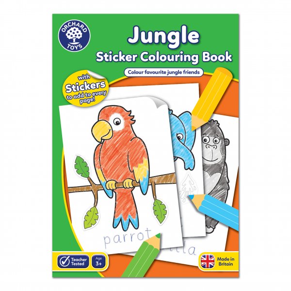 JUNGLE COLOURING BOOK