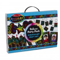 SCRATCH ART SET Deluxe party pack