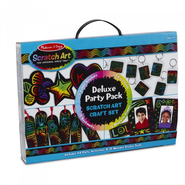 SCRATCH ART SET Deluxe party pack