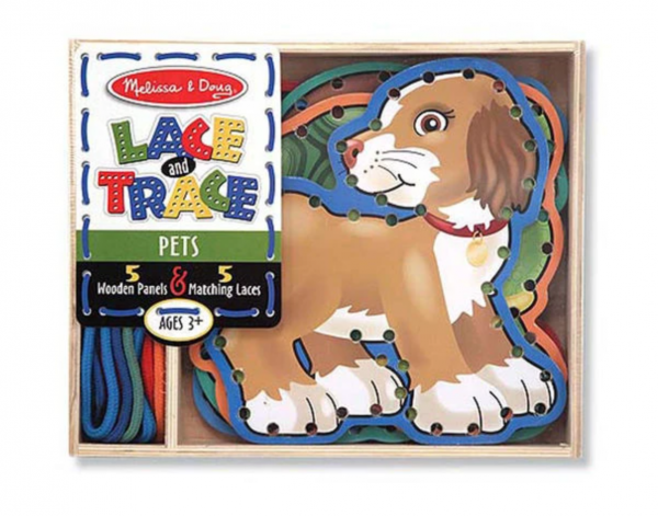 Melissa and Doug Wooden lacing panels-pets