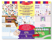 Melissa and Doug Reusable Sticker Pad-play House