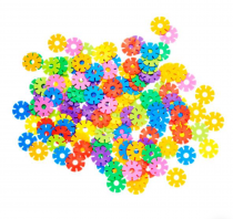 Clever Kidz Link-ups Interlocking Disc Game - 135pce