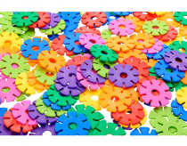 Clever Kidz Link-ups Interlocking Disc Game - 135pce