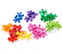 Clever Kidz Link-ups Interlocking Animal Figurines - 58pce