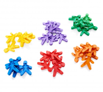 Clever Kidz Link-ups Interlocking Figurines - 55pce