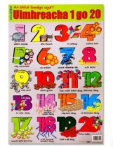 Clever Kidz Wall Chart - Irish No's 1-20