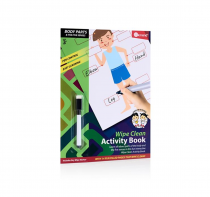 Ormond A4 14pg Wipe Clean Activity Book - Body Parts And The Five Senses