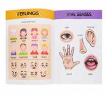 Ormond A4 14pg Wipe Clean Activity Book - Body Parts And The Five Senses