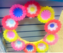 Icon Craft Styrofoam Circle Dia 405mm - Flat Wreath