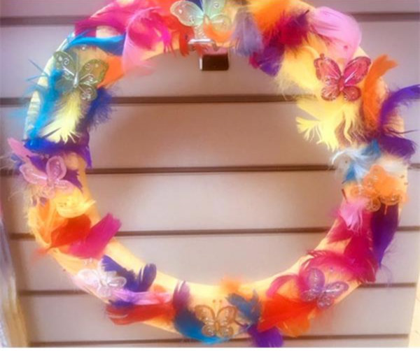 Icon Craft Styrofoam Circle Dia 405mm - Flat Wreath