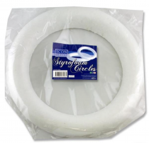 Icon Craft Styrofoam Circle Dia 405mm - Flat Wreath