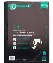 Concept Green A4 Eco Swivel Clip File 30 Sheet Document Holder