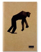 Icon A6 80pg 110gsm Kraft Sketch Book Animalia Design 4 Asst.