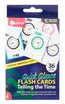 Ormond Education Flash Card 36 Cards - Telling Time