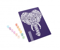 Icon Paint With Dots - Elephant