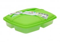 Premto Bento Box With 3 Compartments & Cutlery - 3 Asst