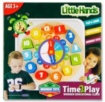 Little Hands Wooden Educational Clock Puzzle