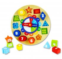 Little Hands Wooden Educational Clock Puzzle