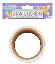 Crafty Bitz Roll 900 Stickers - Stars
