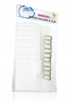 Premier Office Badge Holder & Clip 10pk
