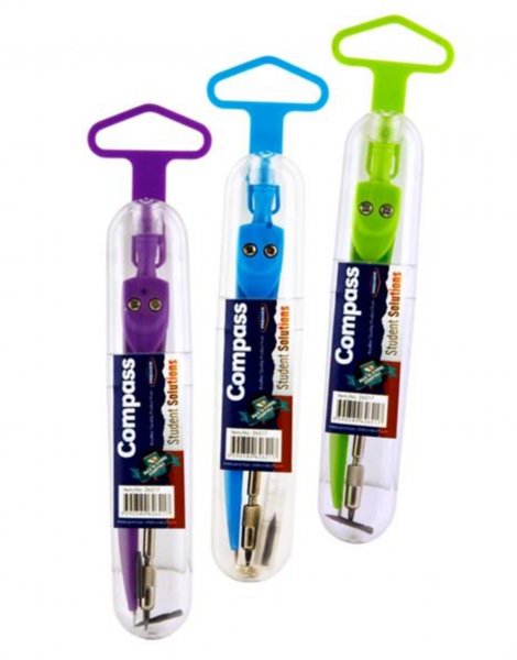 Student Solutions Compass Set With Lead 3 Asst.