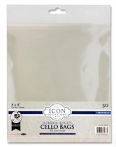 Icon Occasions Pkt.50 8″x8″ Self Seal Cello Bags