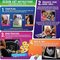 Sequin Art Horse Craft Set