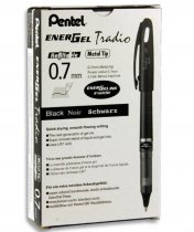 Pentel Energel Tradio 0.7mm Black Gel Pen - Black Ink