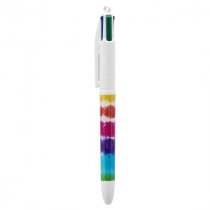 Bic Card 3 4 Colour Ballpoint Pens - Tie Dye Decor