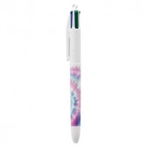 Bic Card 3 4 Colour Ballpoint Pens - Tie Dye Decor