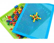 Clever Kidz Peg Board Box Set With Storage