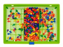 Clever Kidz Peg Board Box Set With Storage