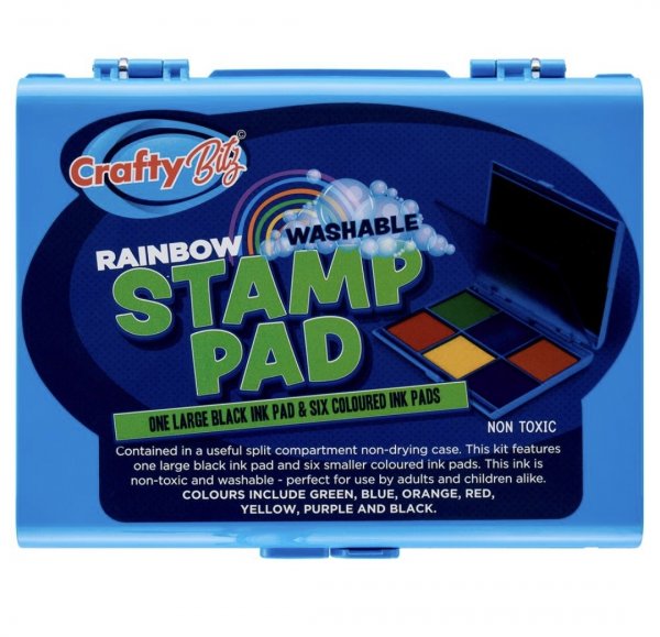 Crafty bitz multicoloured ink stamp pad