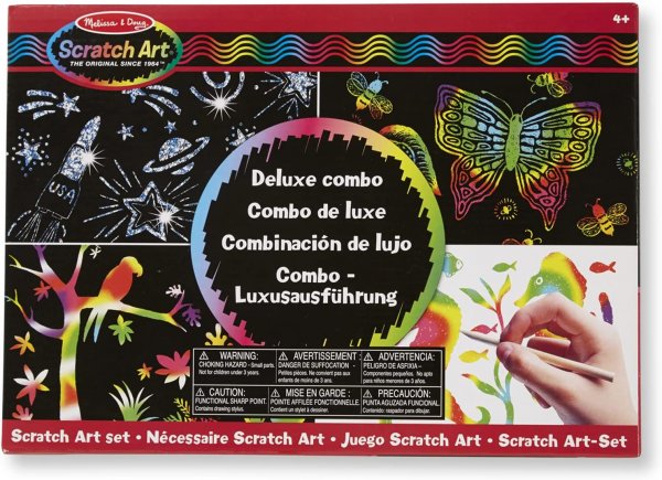 Melissa and Doug Deluxe Combo scratch art set