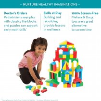 Melissa and Doug 100 Wood Blocks Pack