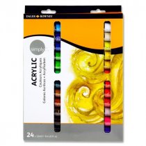 Daler Rowney Simply...box 24x12ml Acrylic Paints