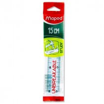 Maped Study 15cm Unbreakable Ruler (Short)