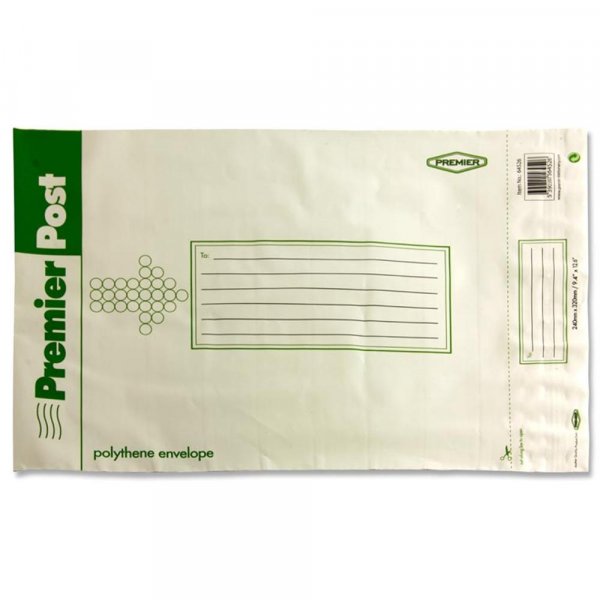 Premier Post Extra Strong 240x320mm Polythene Envelope