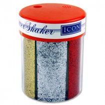 Icon 6 Part Glitter Shaker Cdu - Sparkling