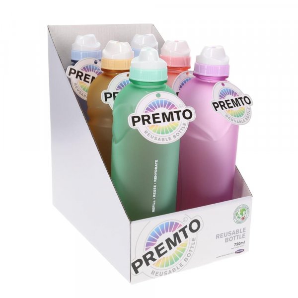Premto Stealth Soft Touch Bottle 750ml - Premto Pastel 5 Asst.